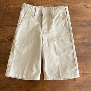 Kids Khaki Uniform Shorts